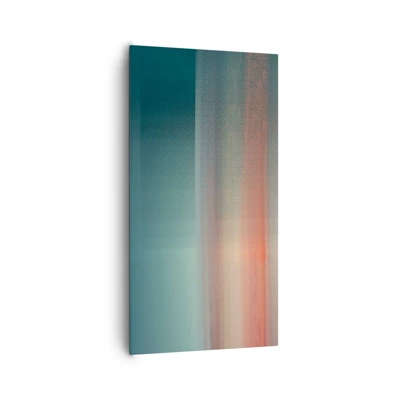 Bild auf Leinwand - Leinwandbild - Abstraktion: Lichtwellen - 65x120 cm