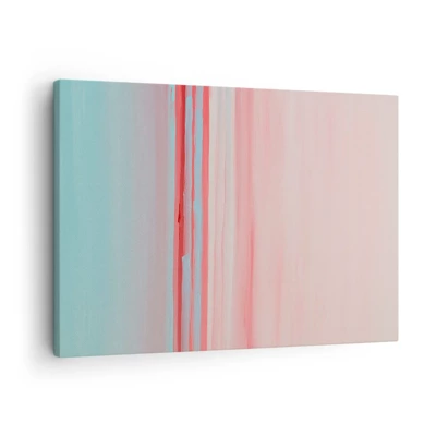 Bild auf Leinwand - Leinwandbild - Abstraktion im Morgengrauen - 70x50 cm