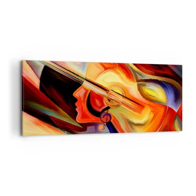 Bild auf Leinwand - Leinwandbild - Alles ist gut - 100x40 cm