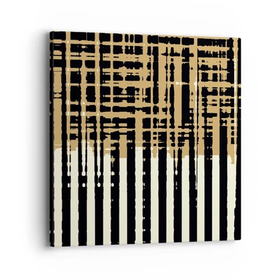 Bild auf Leinwand - Leinwandbild - Architektonische Abstraktion - 40x40 cm