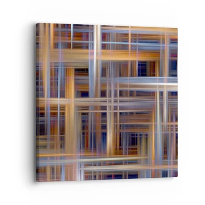 Bild auf Leinwand - Leinwandbild - Aus Licht gewebt - 30x30 cm