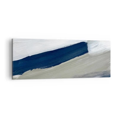 Bild auf Leinwand - Leinwandbild - Begegnung mit dem Weißsein - 140x50 cm