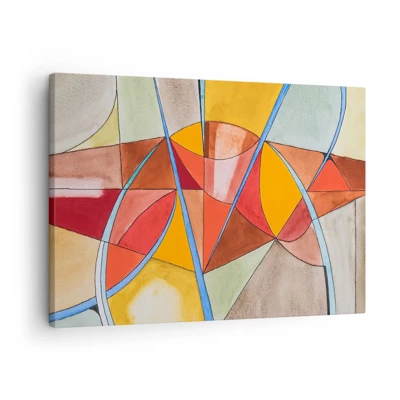 Bild auf Leinwand - Leinwandbild - Das Karussell, das Traumkarussell - 70x50 cm