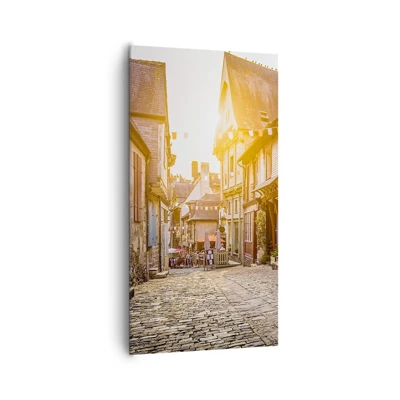 Bild auf Leinwand - Leinwandbild - Der weiße Geist der Stadt - 65x120 cm