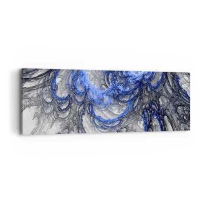 Bild auf Leinwand - Leinwandbild - Die Geburt einer Welle - 90x30 cm