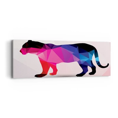 Bild auf Leinwand - Leinwandbild - Diment Panther - 90x30 cm
