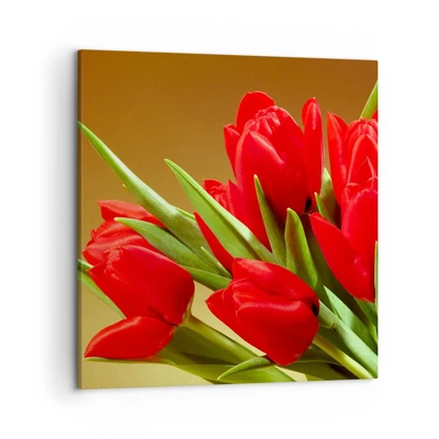 Bild auf Leinwand - Leinwandbild - Ein Haufen Frühlingsfreude - 50x50 cm