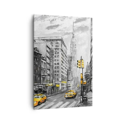 Bild auf Leinwand - Leinwandbild - Eine New Yorker Geschichte - 70x100 cm
