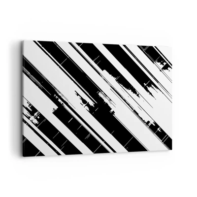 Bild auf Leinwand - Leinwandbild - Eine intensive und dynamische Komposition - 100x70 cm