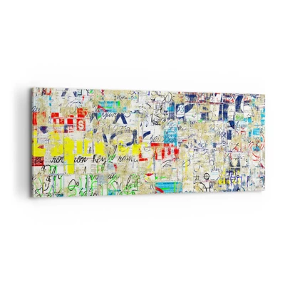 Bild auf Leinwand - Leinwandbild - Es freut einfach die Augen - 100x40 cm