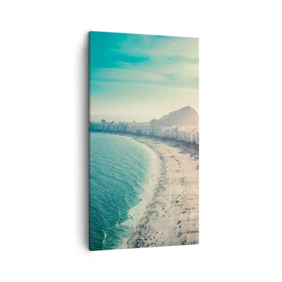 Bild auf Leinwand - Leinwandbild - Ewiger Urlaub in Rio - 45x80 cm