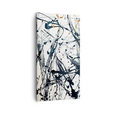 Bild auf Leinwand - Leinwandbild - Expressionistische Abstraktion - 55x100 cm