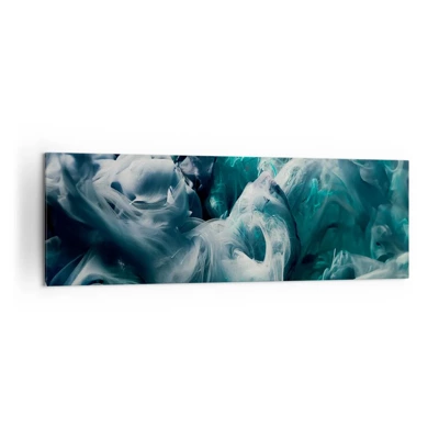 Bild auf Leinwand - Leinwandbild - Farbbewegung - 160x50 cm