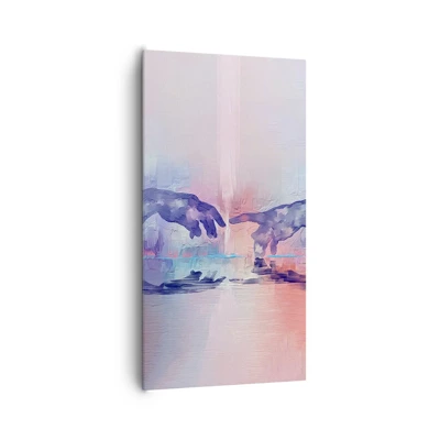 Bild auf Leinwand - Leinwandbild - Göttlicher Funke des Lebens - 65x120 cm