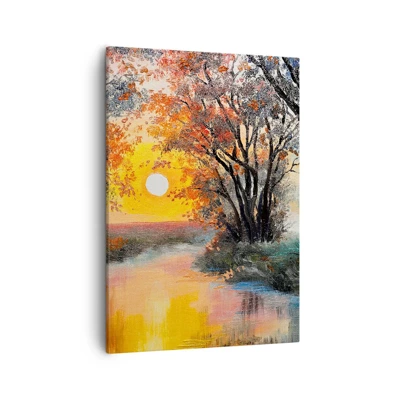 Bild auf Leinwand - Leinwandbild - Herbststimmung - 50x70 cm