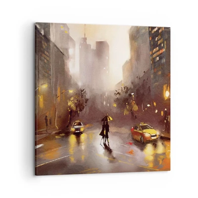 Bild auf Leinwand - Leinwandbild - Im Licht von New York - 50x50 cm