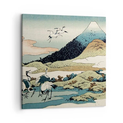 Bild auf Leinwand - Leinwandbild - Im japanischen Geist - 60x60 cm
