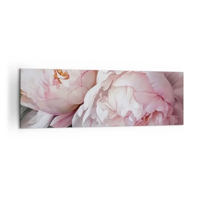Bild auf Leinwand - Leinwandbild - In der Blüte angehalten - 160x50 cm