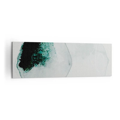 Bild auf Leinwand - Leinwandbild - In einem Tropfen Wasser - 160x50 cm