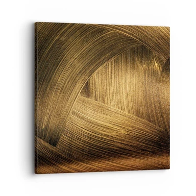 Bild auf Leinwand - Leinwandbild - In einem goldenen Labyrinth - 30x30 cm