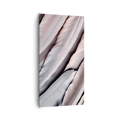 Bild auf Leinwand - Leinwandbild - In rosa Silber - 65x120 cm