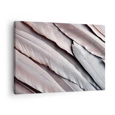 Bild auf Leinwand - Leinwandbild - In rosa Silber - 70x50 cm