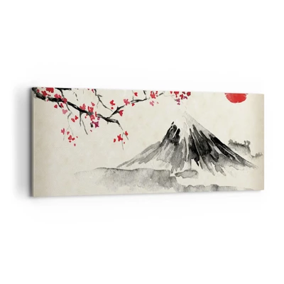 Bild auf Leinwand - Leinwandbild - Liebe Japan - 100x40 cm