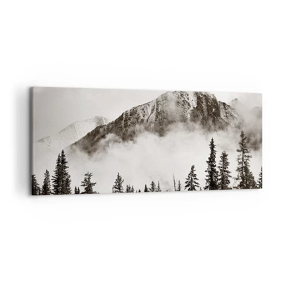 Bild auf Leinwand - Leinwandbild - Lineal aus Granit - 120x50 cm