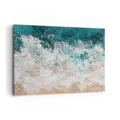 Bild auf Leinwand - Leinwandbild - Meeresgeschichten - 120x80 cm