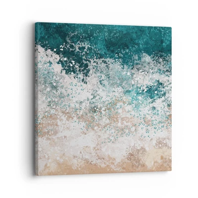 Bild auf Leinwand - Leinwandbild - Meeresgeschichten - 30x30 cm