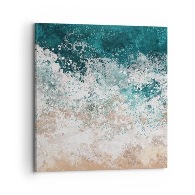 Bild auf Leinwand - Leinwandbild - Meeresgeschichten - 70x70 cm