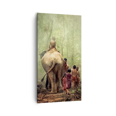 Bild auf Leinwand - Leinwandbild - Neues Dschungelbuch - 55x100 cm