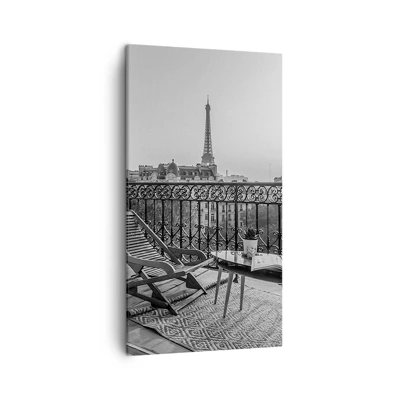 Bild auf Leinwand - Leinwandbild - Pariser Nachmittag - 45x80 cm