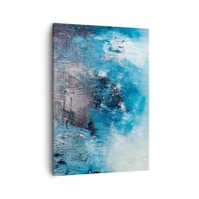 Bild auf Leinwand - Leinwandbild - Rhapsodie in Blau - 50x70 cm