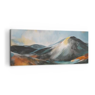 Bild auf Leinwand - Leinwandbild - Roh und schön - 100x40 cm