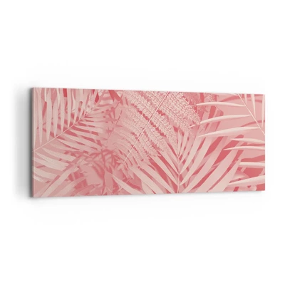 Bild auf Leinwand - Leinwandbild - Rosa Konzept - 100x40 cm