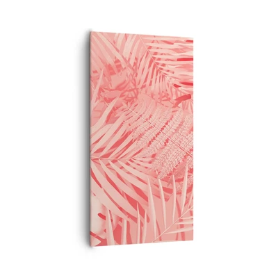 Bild auf Leinwand - Leinwandbild - Rosa Konzept - 65x120 cm