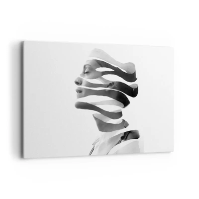 Bild auf Leinwand - Leinwandbild - Surreales Porträt - 120x80 cm