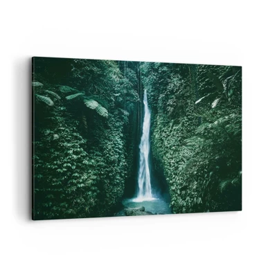 Bild auf Leinwand - Leinwandbild - Tropisches Spa - 100x70 cm