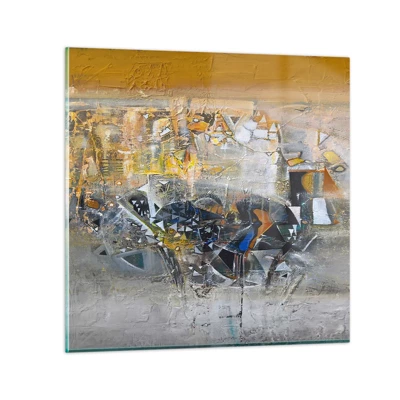 Glasbild - Bild auf glas - Alles wird gut - 50x50 cm