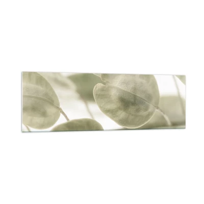 Glasbild - Bild auf glas - Am Anfang waren Blätter... - 160x50 cm