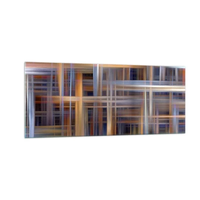 Glasbild - Bild auf glas - Aus Licht gewebt - 100x40 cm