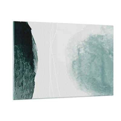 Glasbild - Bild auf glas - Begegnung mit Nebel - 120x80 cm