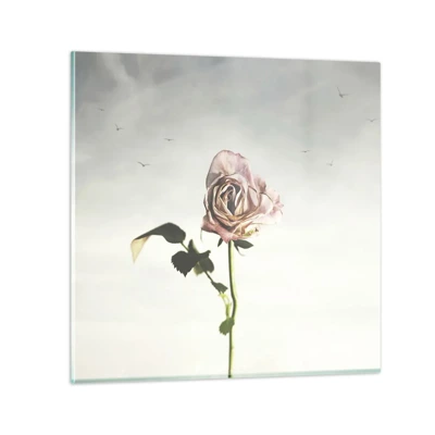 Glasbild - Bild auf glas - Begrüßung des Frühlings - 50x50 cm