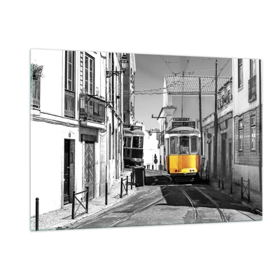Glasbild - Bild auf glas - Der Geist von Lissabon - 120x80 cm