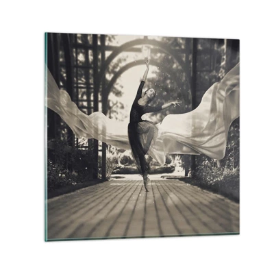 Glasbild - Bild auf glas - Der Tanz des Gartengeistes - 40x40 cm