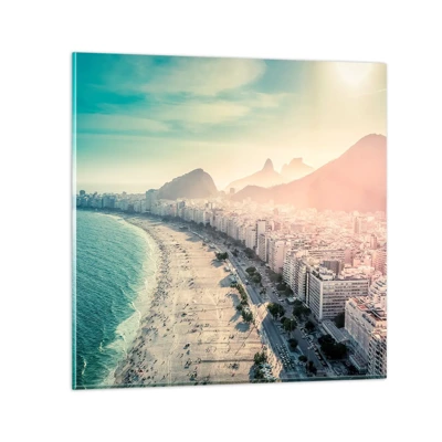 Glasbild - Bild auf glas - Ewiger Urlaub in Rio - 30x30 cm