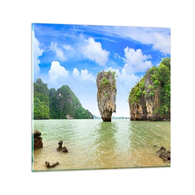 Glasbild - Bild auf glas - Felsige Wunder der Natur - 50x50 cm