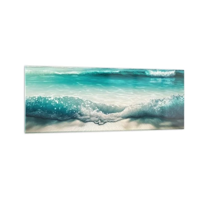 Glasbild - Bild auf glas - Frieden des Ozeans - 140x50 cm