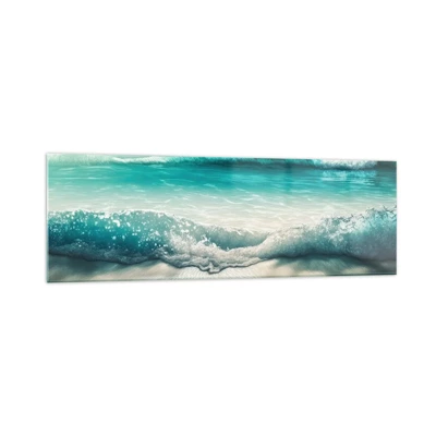 Glasbild - Bild auf glas - Frieden des Ozeans - 160x50 cm